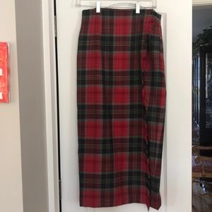 Plaid skirt